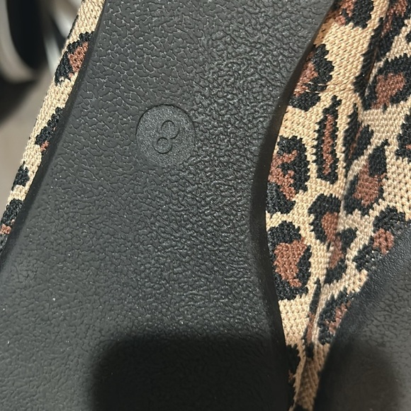 A new day Claire knit cheetah ballet flats - Picture 4 of 5